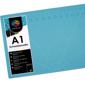 OfficeTree Schneidematte 0184, A1, blau, 90 x 60cm, selbstheilend