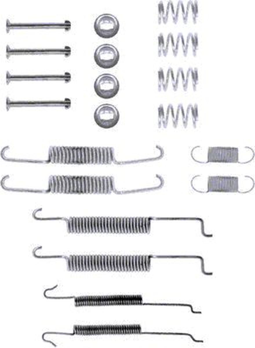 Textar Set di accessori, ganasce dei freni 97006500