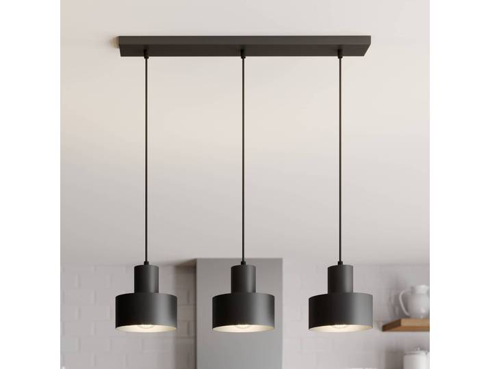 Hängeleuchte Rif SIGMA, dimmbar, schwarz, für Wohn- / Esszimmer, Metall, Modern