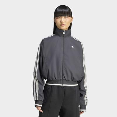 Outdoorjacke ADIDAS ORIGINALS "FIREBIRD ORIGINALS", Damen, Gr. M, utility schwarz, cloud weiß, Obermaterial: 100% Polyester, Jacken Outdoorjacke, aus Polyester