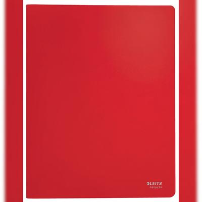 LEITZ Sichtbuch Recycle, A4, PP, 20 Hüllen, klimaneutral, rot