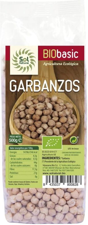 Sol Natural Grão-de-bico Eco 500g