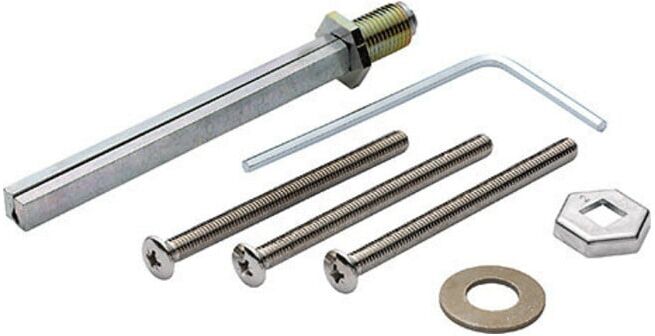 HOPPE Kit de fixation ZT VK 8x100mm, M6 TS 57-62 nickelé (1929946)