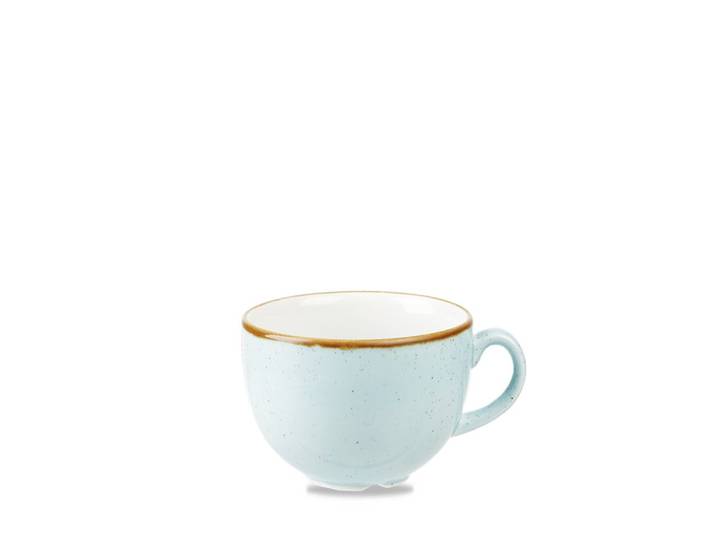 Churchill Tasse Super Vitrified Stonecast Duck Egg Cappuccino Tasse 44Cl, 6, Porzellan