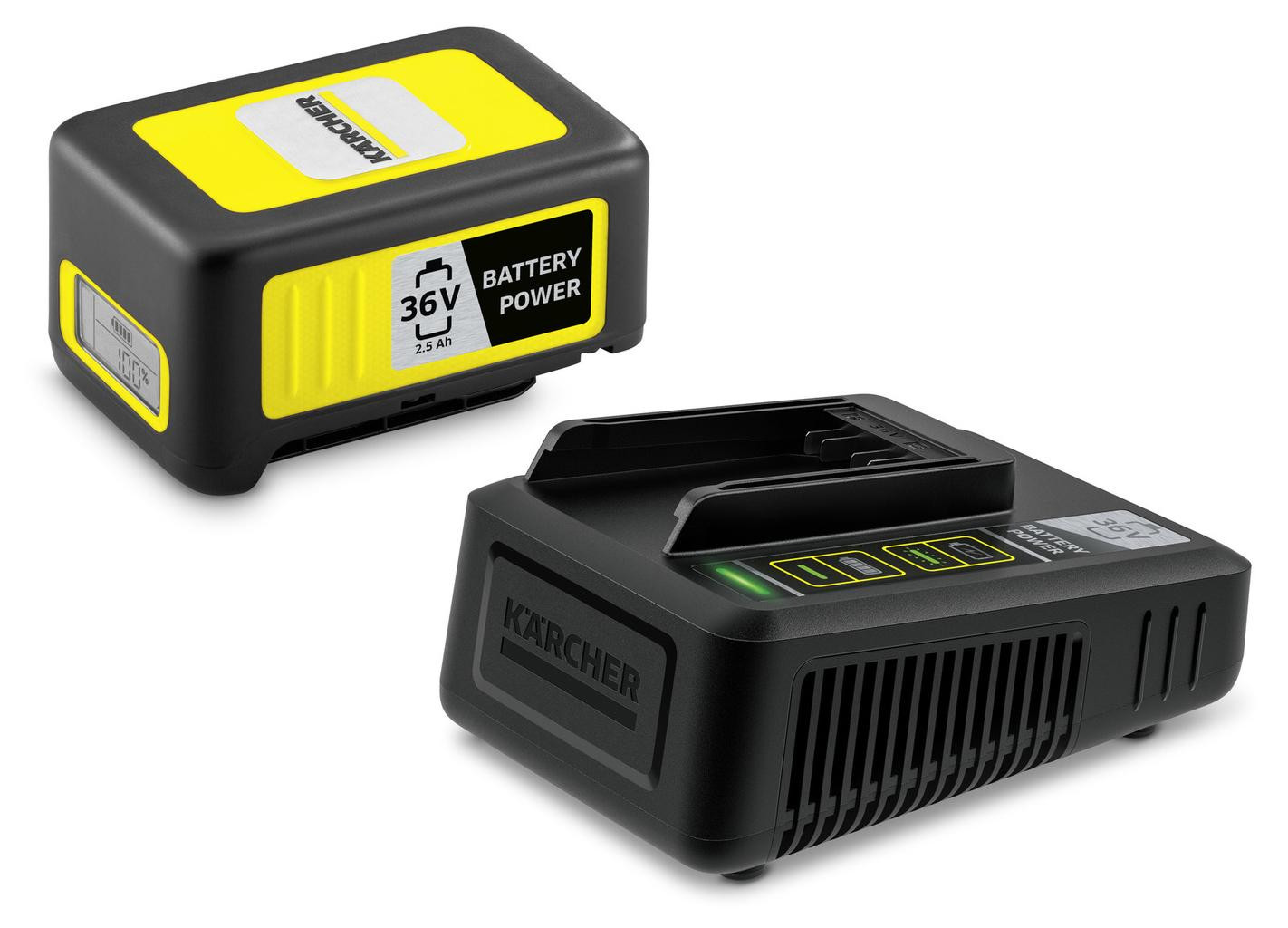 Kärcher Power 36V 2.5 Ah accu met LCD-display en snellader