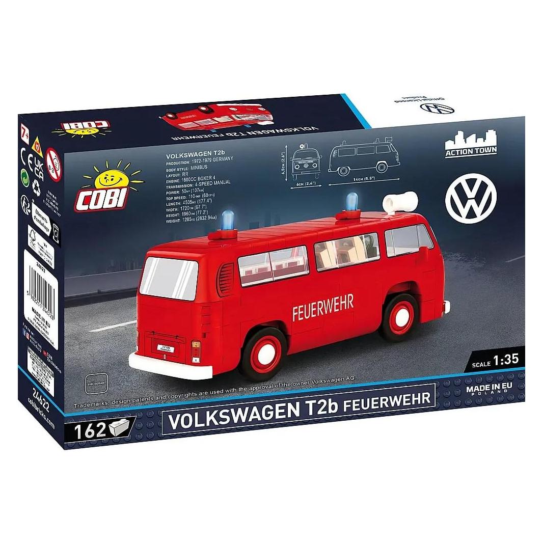 Cobi VOLKSWAGEN /24622/ T2B FEUERWEHR 172 KL. (COBI-24622)