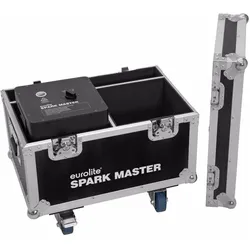 Roadinger Flightcase 2x Spark Master mit Rollen, Audio Racks + Cases, Schwarz