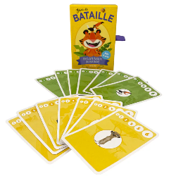 Jeu de bataille des Animaux du Monde - Auzou