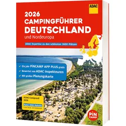 ADAC Campingführer 2026 inklusive ADAC Campcard Sprache Deutsch für Deutschland/ Nordeuropa