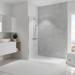 Schulte  ExpressPlus  Duschrückwand  DecoDesign  Softtouch  150x255  cm  Stein  Beton-Grau