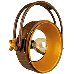Showtec Edison Vintage 2 Pale Gold / Wood Grain (LED), Scheinwerfer, Gold, Braun