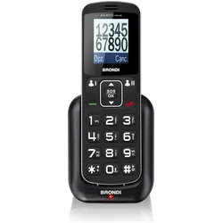 Brondi Amico Home (1.77"), Tastenhandy, Schwarz