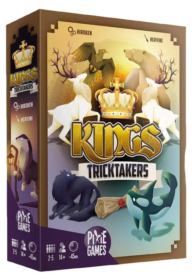 Pixie Games Kings TrickTakers Strategisch kaartspel met bluffen en trucs