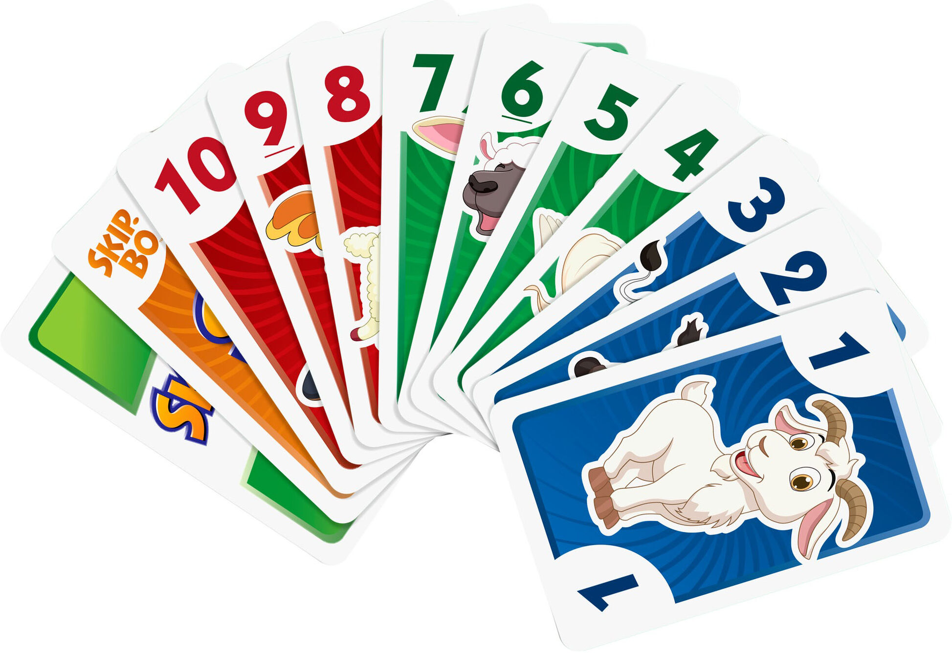 Spiel MATTEL GAMES "Skip-Bo Junior", bunt, Spiele, Kinder, Spiel