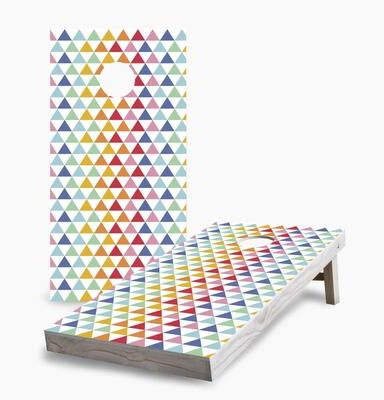 Skip's Garage Triangle Pattern Cornhole Boards