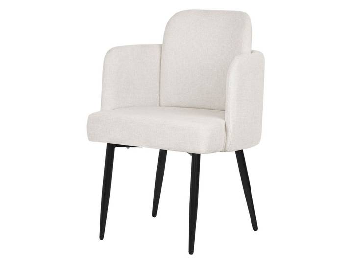 ML-DESIGN Polsterstuhl Esszimmerstühle mit Armlehne & Rückenlehne Ergonomische moderne Design (1 St), Armlehnstuhl mit Metallbeine Beige Lounge Sessel Stuhl bis 120kg