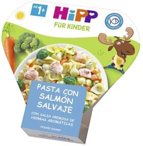 Hipp Massa Com Salmão Selvagem Com Molho Cremoso De Ervas Aromáticas 250g