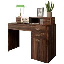 Vicco, Schreibtisch, Schreibtisch Neria, Eiche rustikal, 120 x 50 cm (120 x 50 x 93.50 cm)