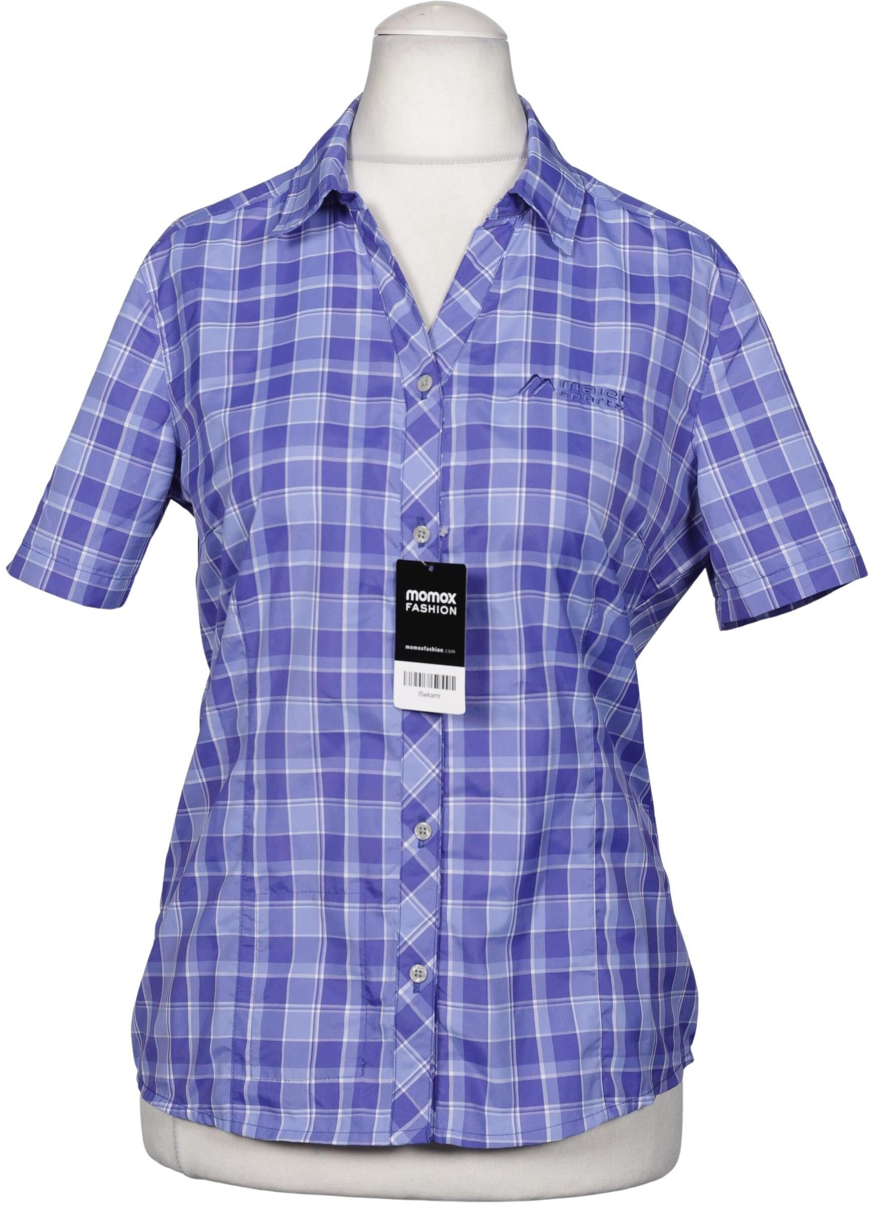 Maier Sports Damen Bluse, Blau, Gr. EU 36, Synthetik - Second Hand