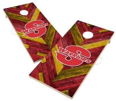 Skip's Garage Cal State Stanislaus Warriors Cornhole Board Set
