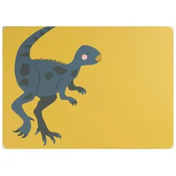Tischset XIAOSAURUS XABI (LBH 46x33x0,20 cm) - gelb - LBH 46x33x0,20 cm