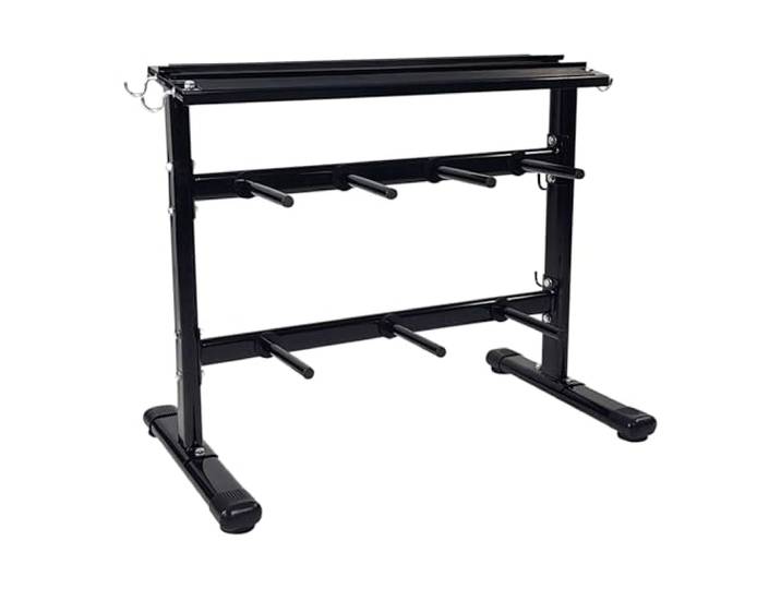 Tunturi Hantelständer Scheiben/Hanteln Ständer 113x60x85 cm, Schwarz, One Size, 14TUSCL327