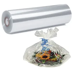 JUNG Transparente Geschenkfolie 75 cm x 200 m transparent, 75 cm