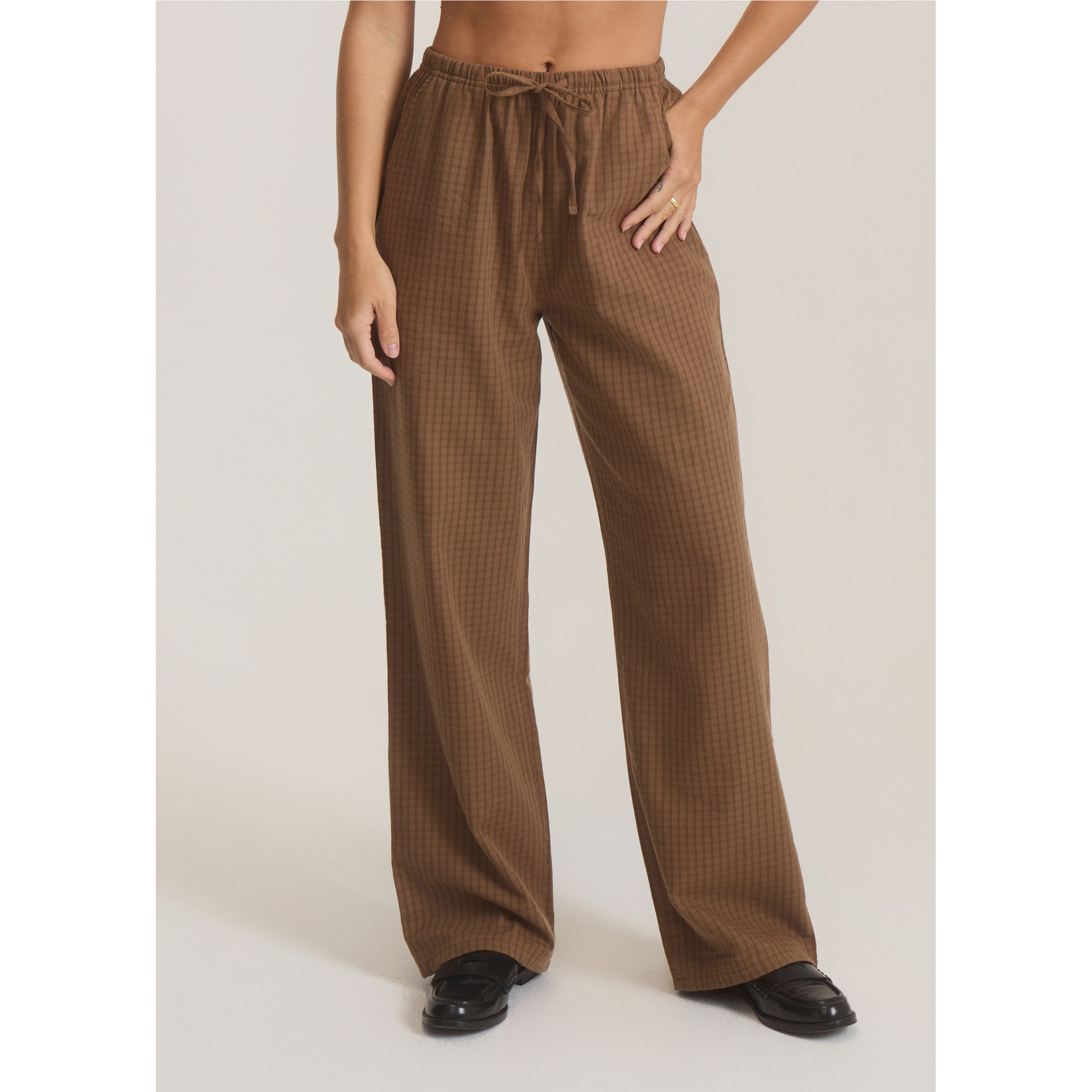 Roark Costa Hose Damen Jeans & Freizeithose coco bean Größe M Lifestyle Hautfreundlich Lyocell (Tencel)