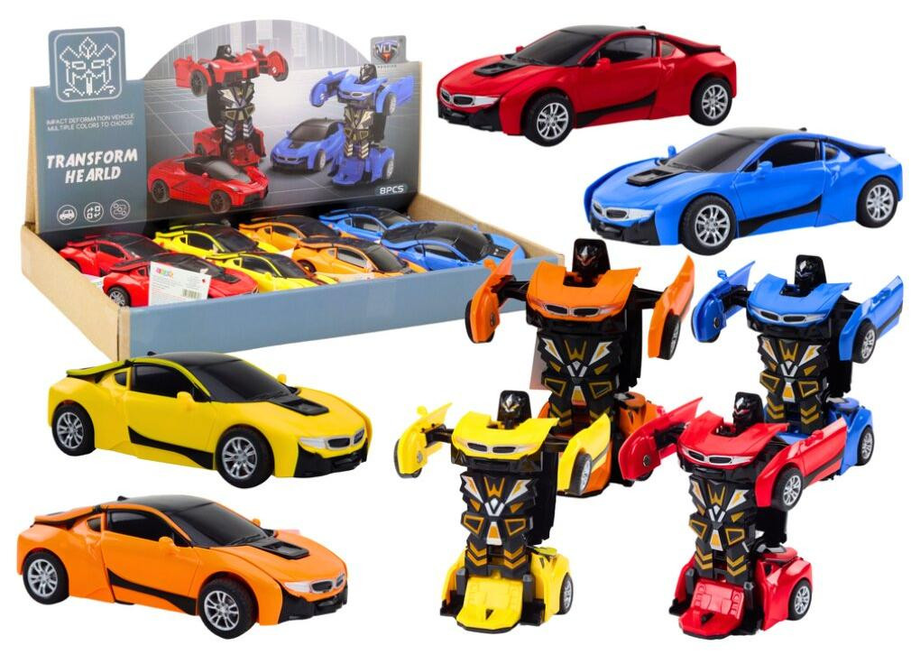 Leantoys Auto-robot 2in1 Robot in 4 kleuren