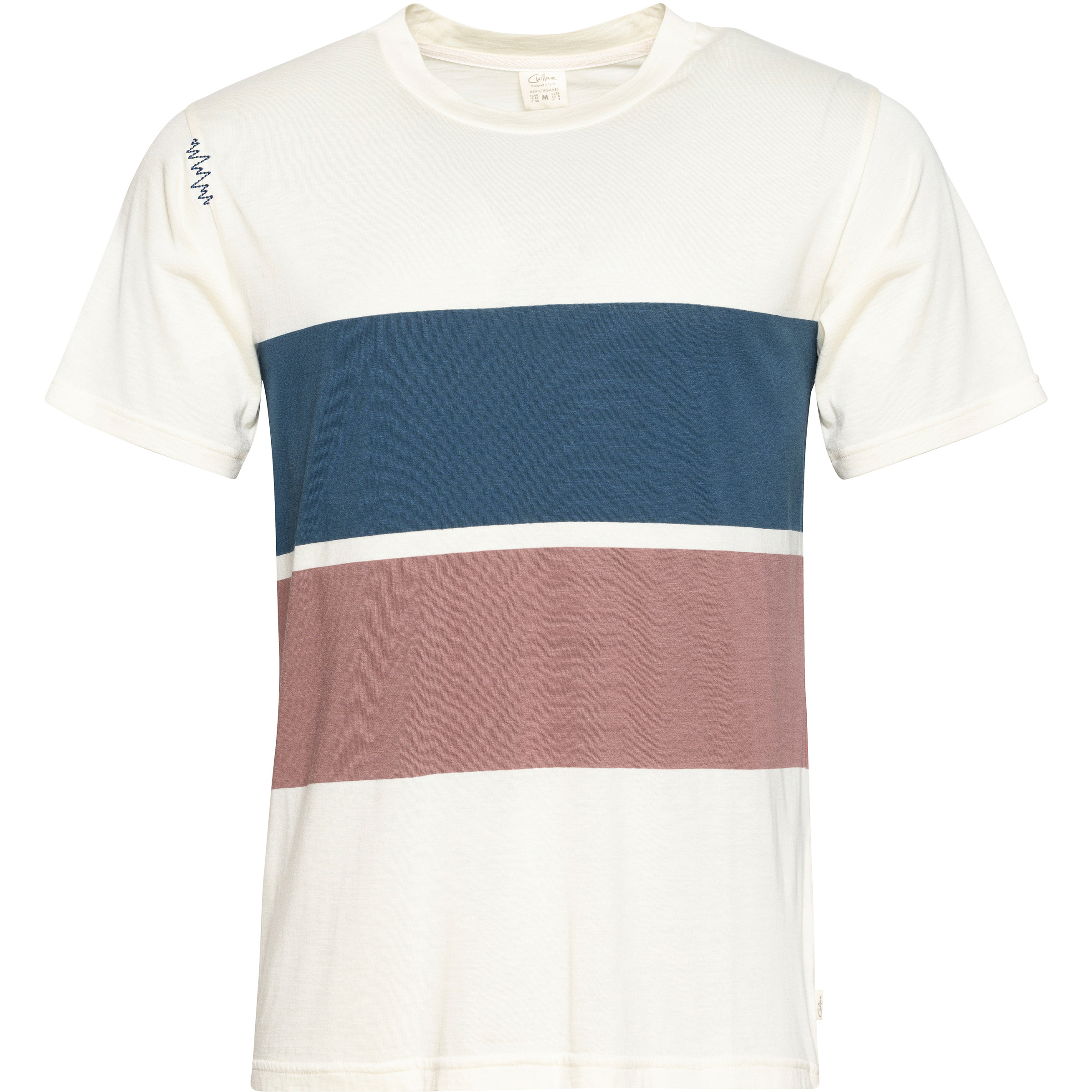 Chillaz Klagenfurt Color Block Herren T-Shirts weiss Größe L Bouldern | Sportklettern | Lifestyle Hautfreundlich