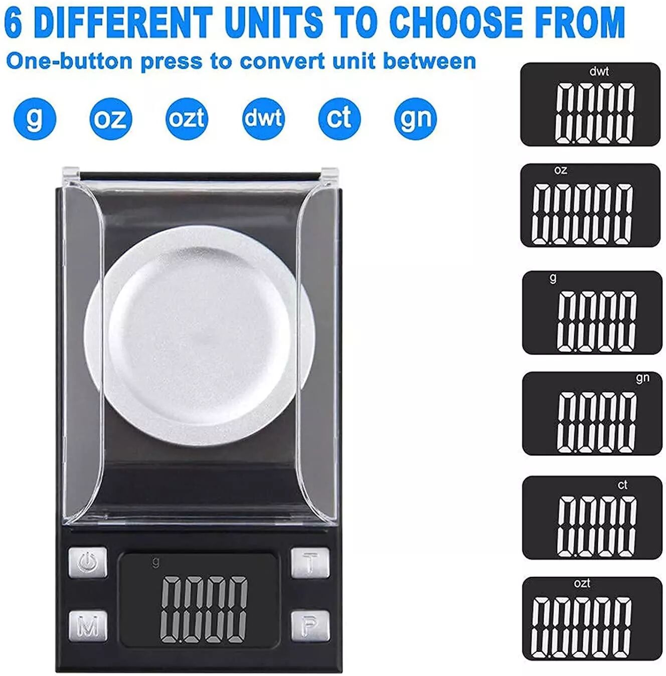 INF Digitale Miniwaage im Taschenformat 50 g / 0,001 g