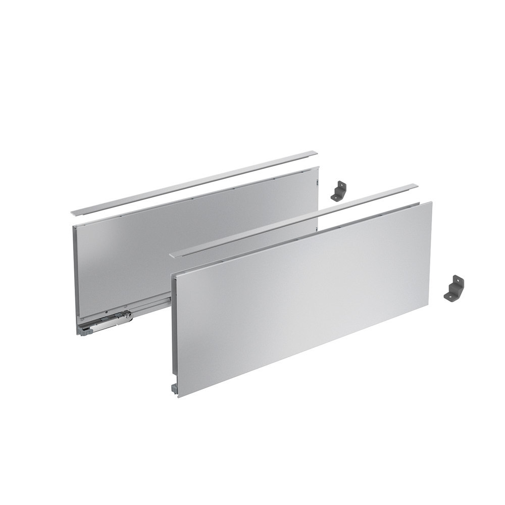 Hettich Möbel-Schubkastenzarge, AvanTech YOU, 650mm, links und rechts, silber 9353371