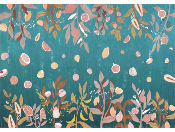 Fotobehang - Rêve de Fruits 350x250cm - Vliesbehang