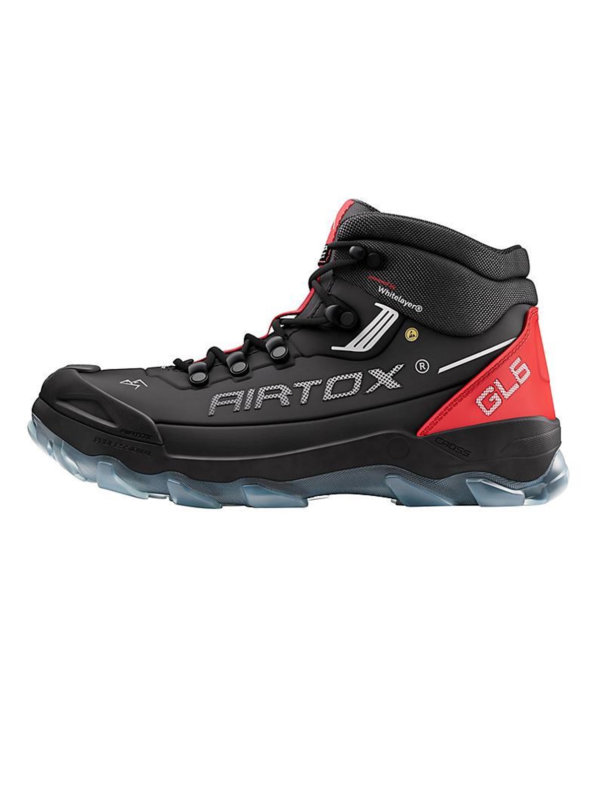 AIRTOX GL6 Sicherheitsstiefel, Whitelayer Nageldurchtrittschutz, G-force air Sohle, Ergo Alu-Zehenschutzkappe - Str. 40