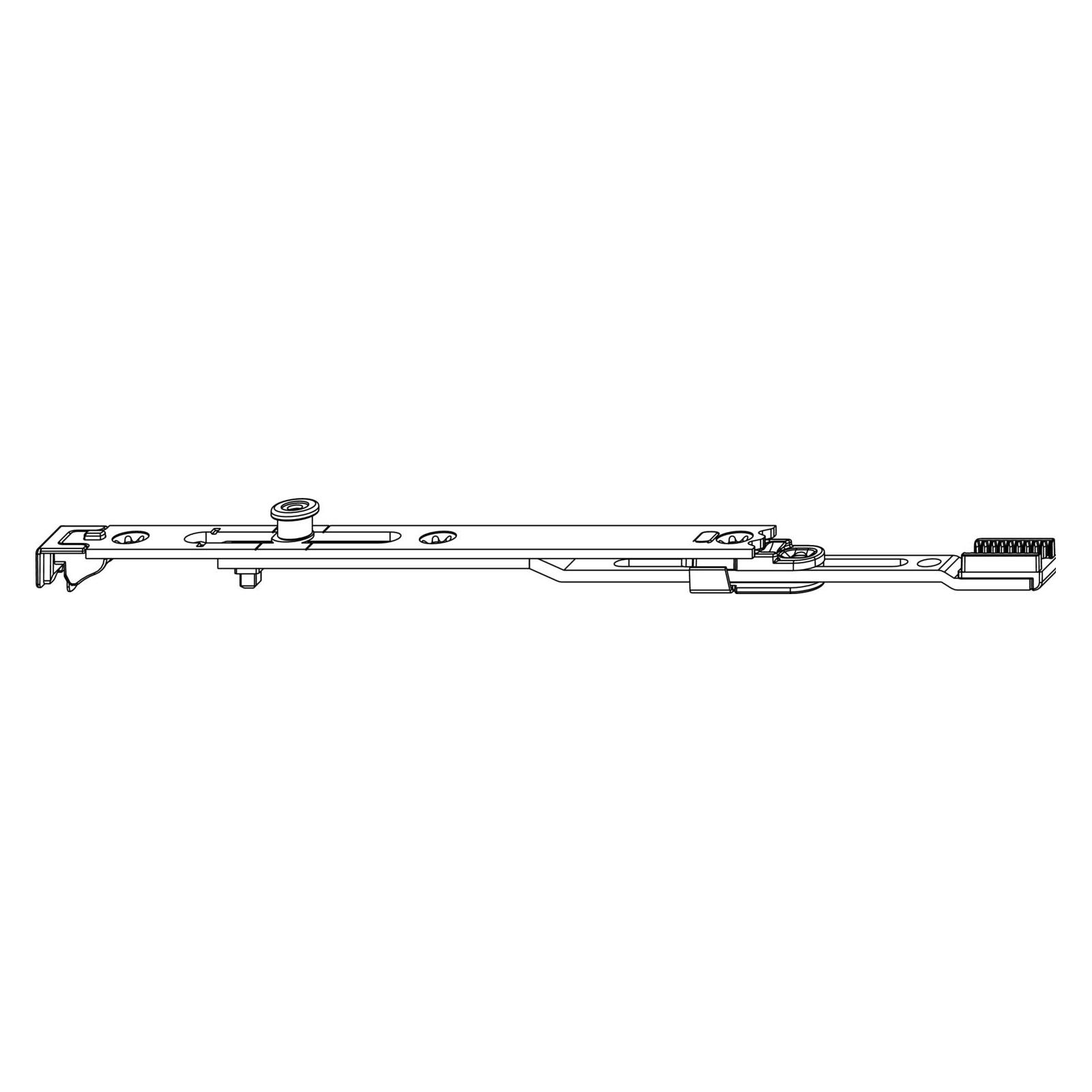 Maco MM Endverschluss EH unten, mit 1 iS-Zapfen, FFH 1340-2450 mm (205644) (205644)