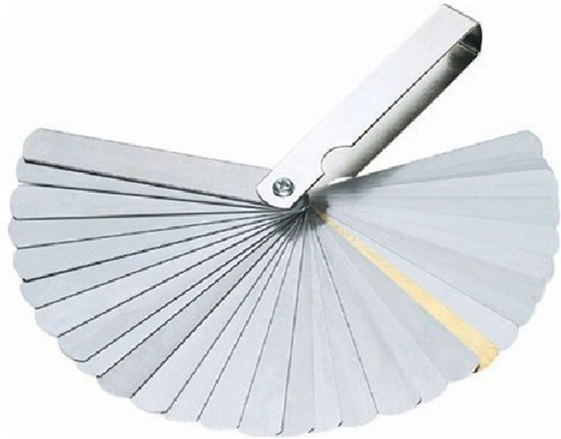 Fühlerlehre TOPTUL 26 Blatt (0,0015-0,025 zoll und 0,04-0,63mm)
