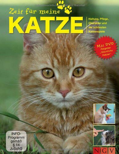 Miriam Kuhl - Zeit für meine Katze (mit DVD "Glückliche Katzen"): Haltung, Pflege, Charakter und die schönsten Katzenspiele - Preis vom 14.10.2026 23:07:16 h