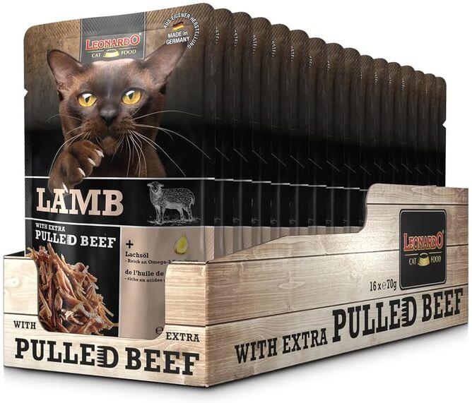 Leonardo Sobre Lamb With Extra Pulled Beef 16 Uds 70g