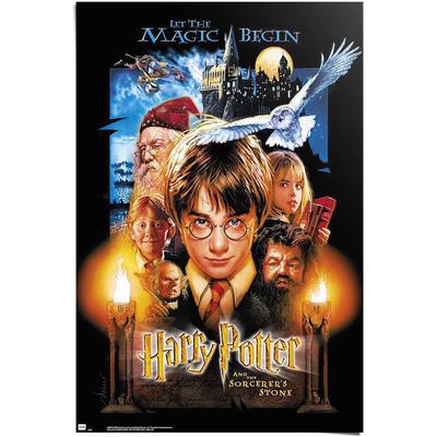 Poster REINDERS "Harry Potter", bunt (farbe bild(er): bunt), B:61cm H:91,5cm T:0,1cm, Papier, Bilder, Poster