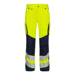 Warnschutz Bundhose "2545-319" Safety leicht Kl. 2 - 90 - gelb/marine