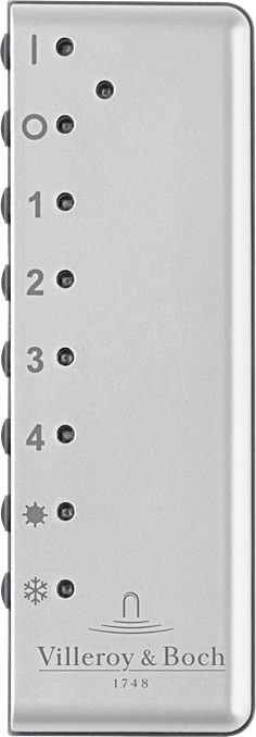 Villeroy und Boch Finion Fernbedienung G9990200 inkl. Halterung, 102,5 x 130 x 19 mm