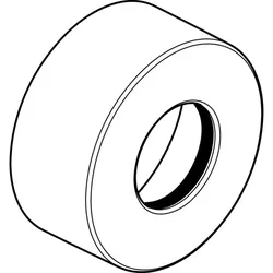 Ideal Standard Rosette und O-Ring-Set MARA, Chrom B960714AA