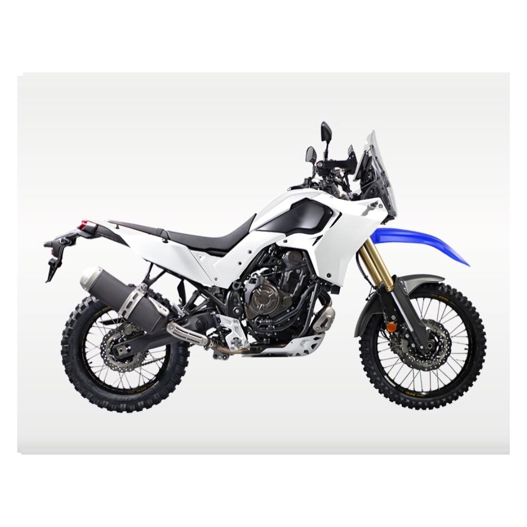 Racetech (RTECH) Komplettes Vorderradkotflügel-Set mit Teleskop-Stossdämpferschutz für Yamaha T7 (Schutzblech vorne) (KITT7F-BL0-024)