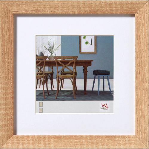Walther Fiorito eiche hell 40x40 Holz inkl. Passepartout EF440E