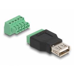 Delock USB 2.0 Adapter [1x USB 2.0 Buchse A - 1x Buchse] 65973