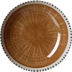 Suppenteller NATURA (BHT 21x5x21 cm) - braun - BHT 21x5x21 cm