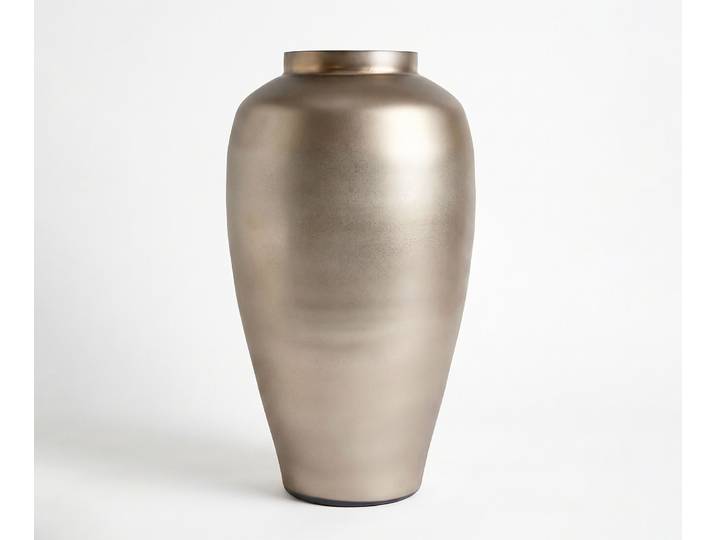 Vase Somera B29 x T29 x H52 cm Glas Opal Mundgeblasen, Wohnaccessoires