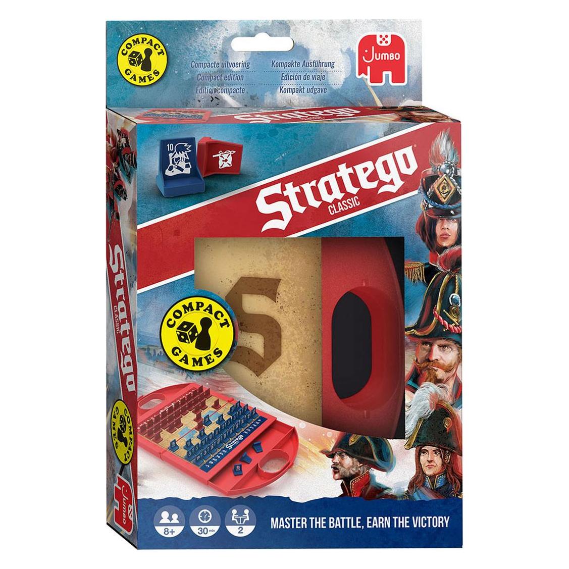 Jumbo Stratego Kompakt 2023, d/f (Dänisch, Deutsch, Englisch, Französisch, Niederländisch, Spanisch, 2 Spieler) (1110100055)