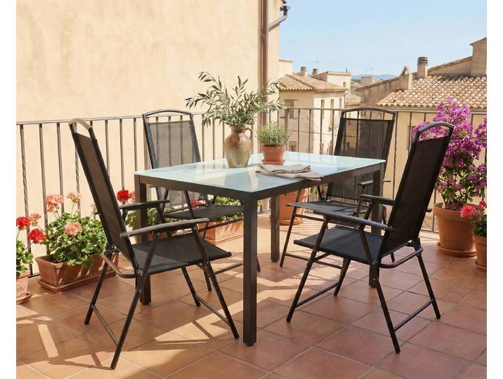 Sitzgruppe Driaa 140cm Metall/Weiß