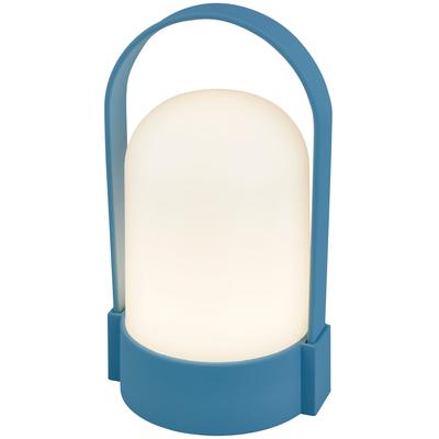 BRILONER LEUCHTEN LED Außen-Tischleuchte "ASA 7544010", blau (taubenblau), Leuchten